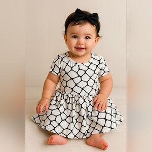 Girl's Animal Print Flare Dress 12-24 Months